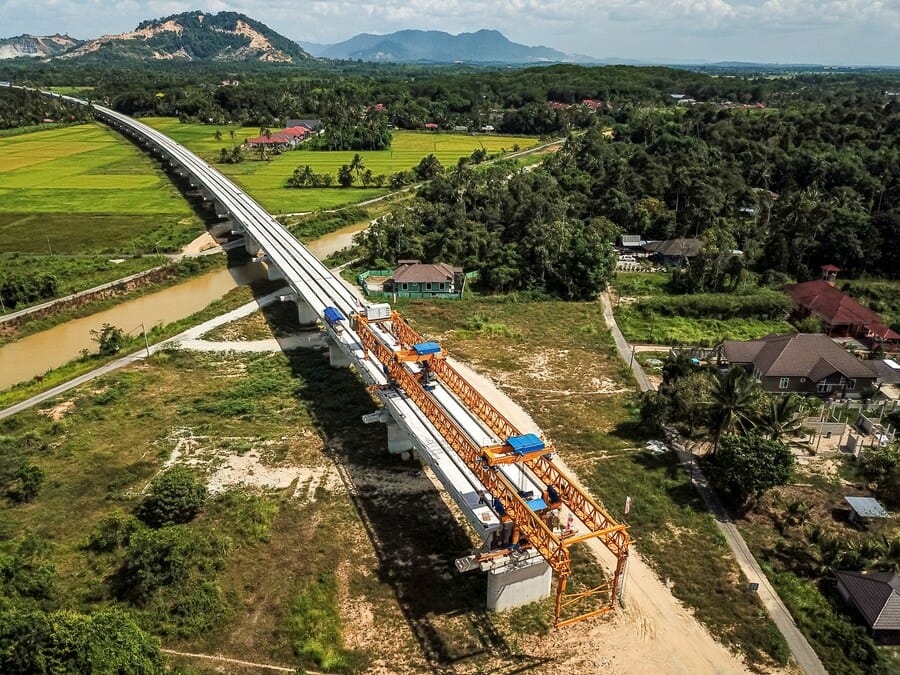 Projek ECRL Capai Kemajuan 74 Peratus WilayahKu