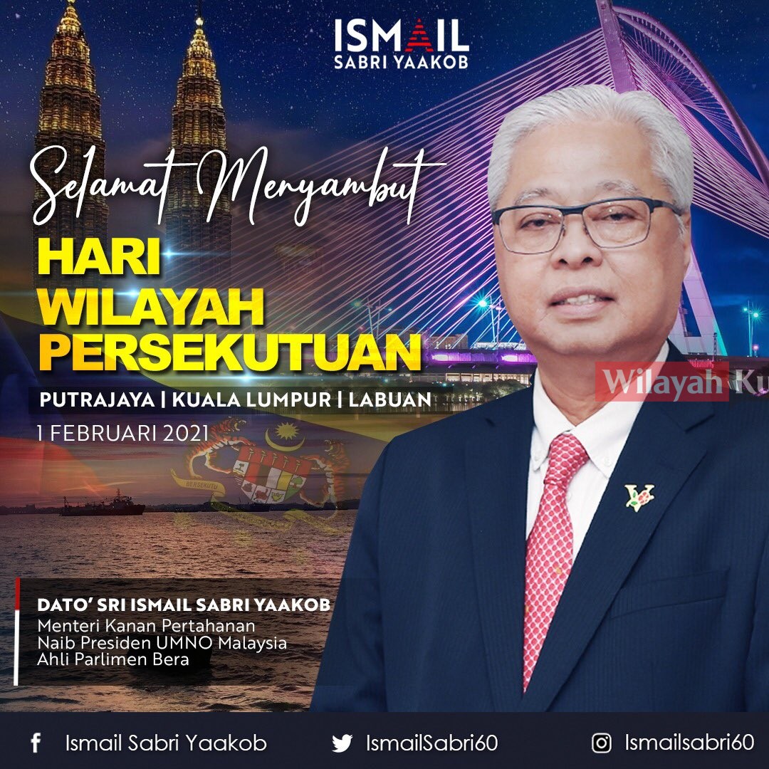 PM Ismail Sabri Ucap Selamat Menyambut Hari Wilayah Persekutuan 2022 ...