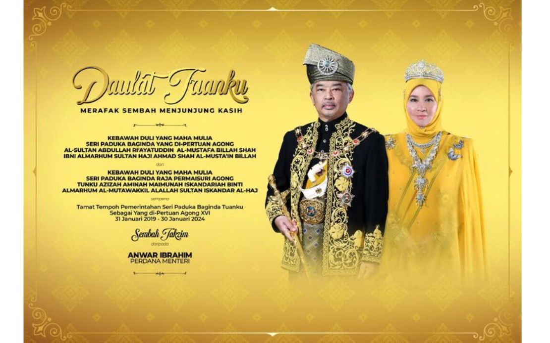 PM Menjunjung Kasih Kepada Yang Di-Pertuan Agong Ke-16 Dan Raja ...